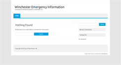 Desktop Screenshot of emergency.winchesterva.gov