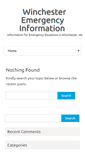 Mobile Screenshot of emergency.winchesterva.gov